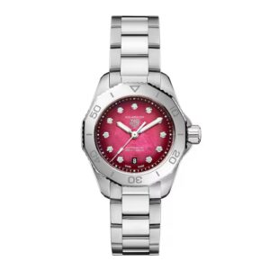 Aquaracer Skilled 200 Date 30mm Ladies’s Watch in Pink